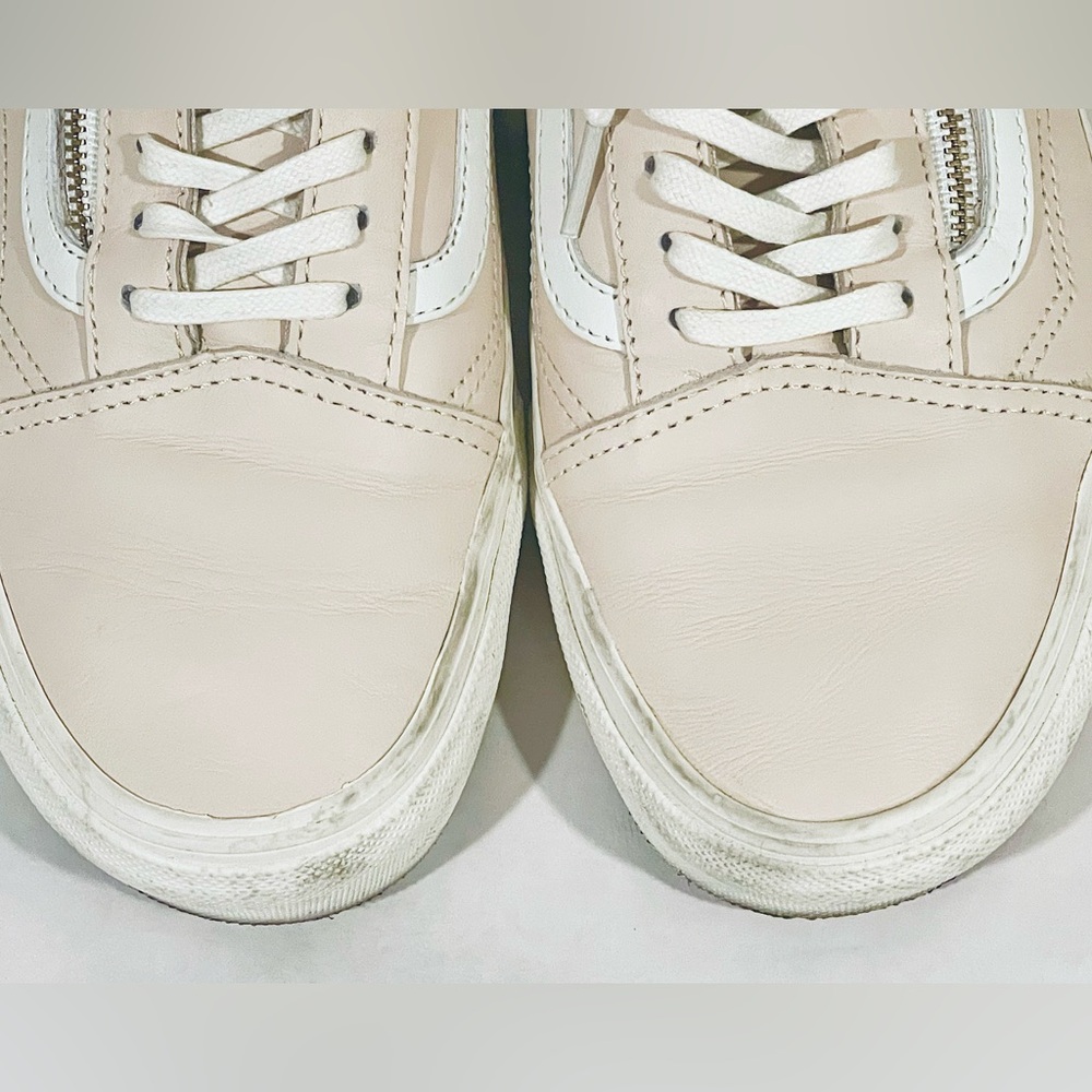 Rare Find! Vans Old Skool Light Pink Leather Men 7.5 | Wm 9 | EUC - Picture 7 of 12